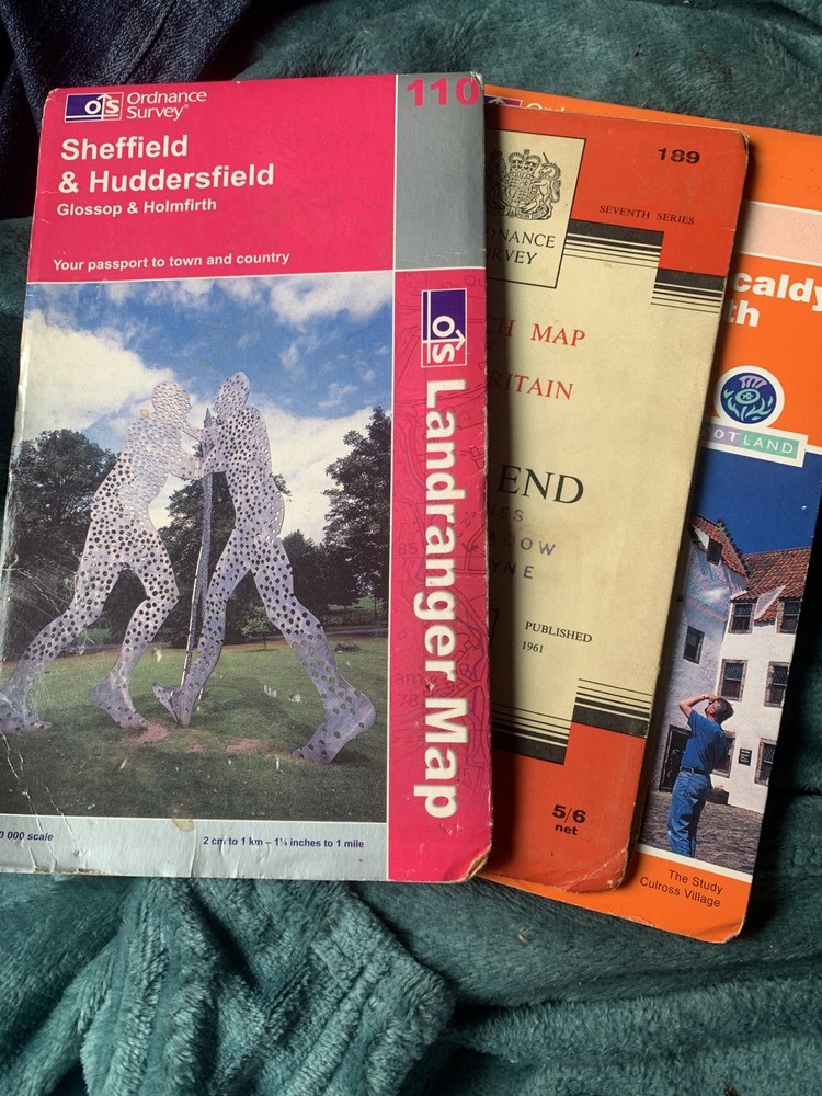 36 Ordnance Survey Explorer Maps Job Lot Bundle 36 Maps