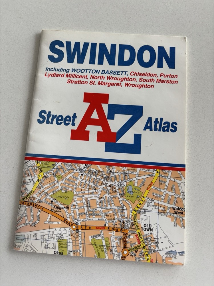 A To Z Swindon Street Atlas Inc Wootton Bassett