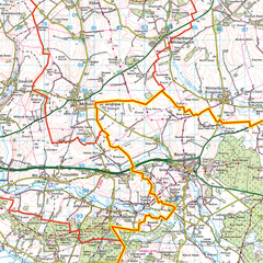(G21) Map of Bournemouth BH Postcode Sectors, Poster of Bournemouth Postcodes
