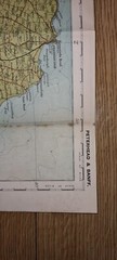 Bartholomews Peterhead & Banff Map Brown Cover 1896 1911 Park Rd Ordenance Map