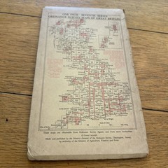 Ordnance Survey One Inch Paper Map Seventh Series Sheet 52 : Loch Awe – 1956