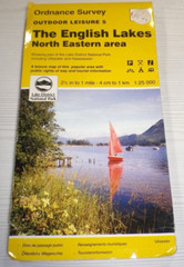Ordnance Survey Map Outdoor Leisure 5 (2.5 inch to 1 Mile) The English Lakes N E