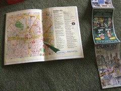 Maps of Ireland and Dublin, vintage maps