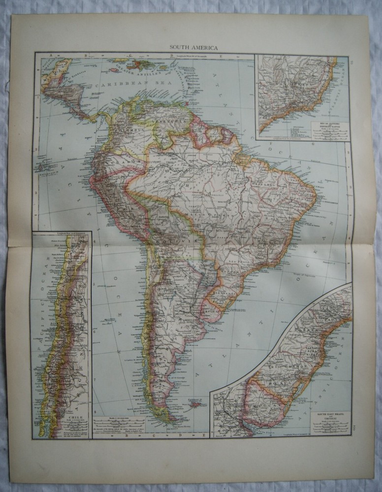 1895 The Times Plate 99 & 100 South America