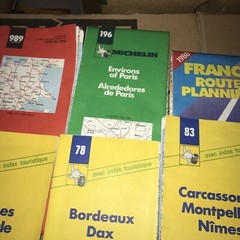 13 Retro Michelin French Road Maps 1990s