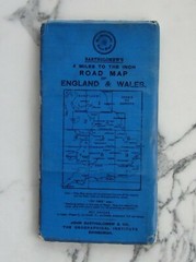 Vintage Batholomew’s Lincoln Fens Map c1920 Half Inch Sheet 14 old Grantham