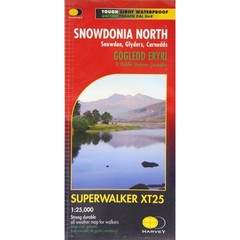 Snowdonia Walking Map Wales Hiking Navigation All-Weather Strong Durable Light