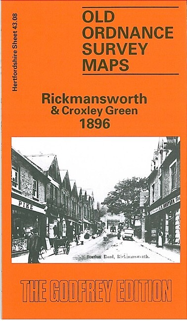 Rickmansworth & Croxley Green 1896 Hertfordshire Sheet 43.08 by Pamela Taylor