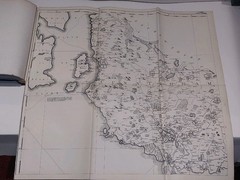A New Map Of Ayrshire Captain Armstrong Facsimile Of 1775. 1959 At Time Of Burns