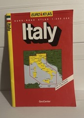 ITALY Euro Road Atlas GeoCenter Full Size 2001 Soft cover
