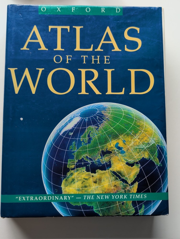 Atlas of the World by Not Available (1993, Hardcover)