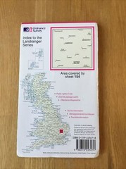 1997 Ordnance Survey Landranger Map 154 Cambridge & Newmarket inc Saffron Walden