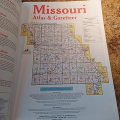 Missouri Atlas and Gazetteer by Delorme Mapping Company 2007 3rd Edition SC