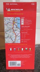 Bulgaria Michelin 739 Folded Map