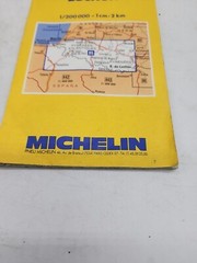 1980’s Michelin Biarritz, Luchon French Map. 1/200,000 – 1cm:2km.