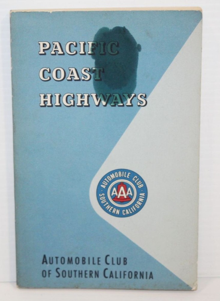 Pacific Coast Highways AAA Automobile Club Southern California Vintage 1963 MCM