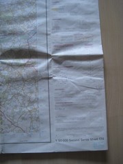 Ordnance survey map Landranger series Newbury, Wantage sheet 174 scale 1:50 000