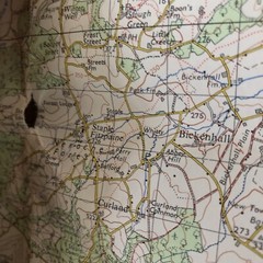 Taunton & Lyme Regis – Old 1970 Ordnance Survey One-Inch Map Sheet 177