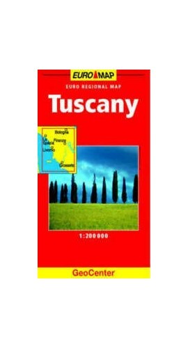 Tuscany GeoCenter Euro Map (GeoCenter Euro Map S.) Sheet map, folded Book The