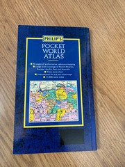 Vintage Philip’s Pocket World Atlas -Paperback 1994 Edition – Clean condition