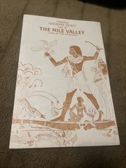 Vintage National Geographic Map Nile Valley Land Of The Pharaohs May 1965