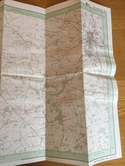 1987 Ordnance Survey Pathfinder Map 965 TM 27/37 Halesworth (incl Fressingfield
