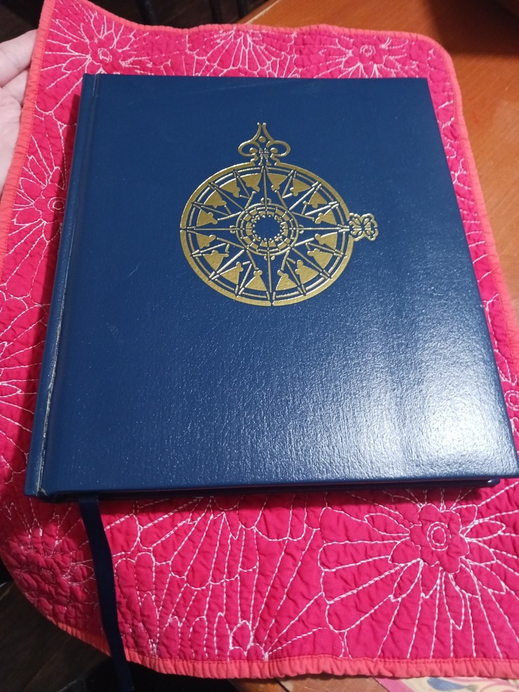 National Geographic Atlas Of World History HardCover Book 1997 Leather Deluxe Ed