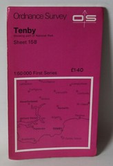 Ordnance Survey 1:50,000 Map – Tenby, Sheet 158 – 1974