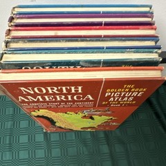 The Golden Book Picture Atlas of the World 6-Volume Set by Golden Press 1960