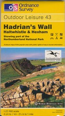 Outdoor Leisure 43: Hadrian’s Wall, Haltwhistle and Hexham: Ordnance Survey 1:25