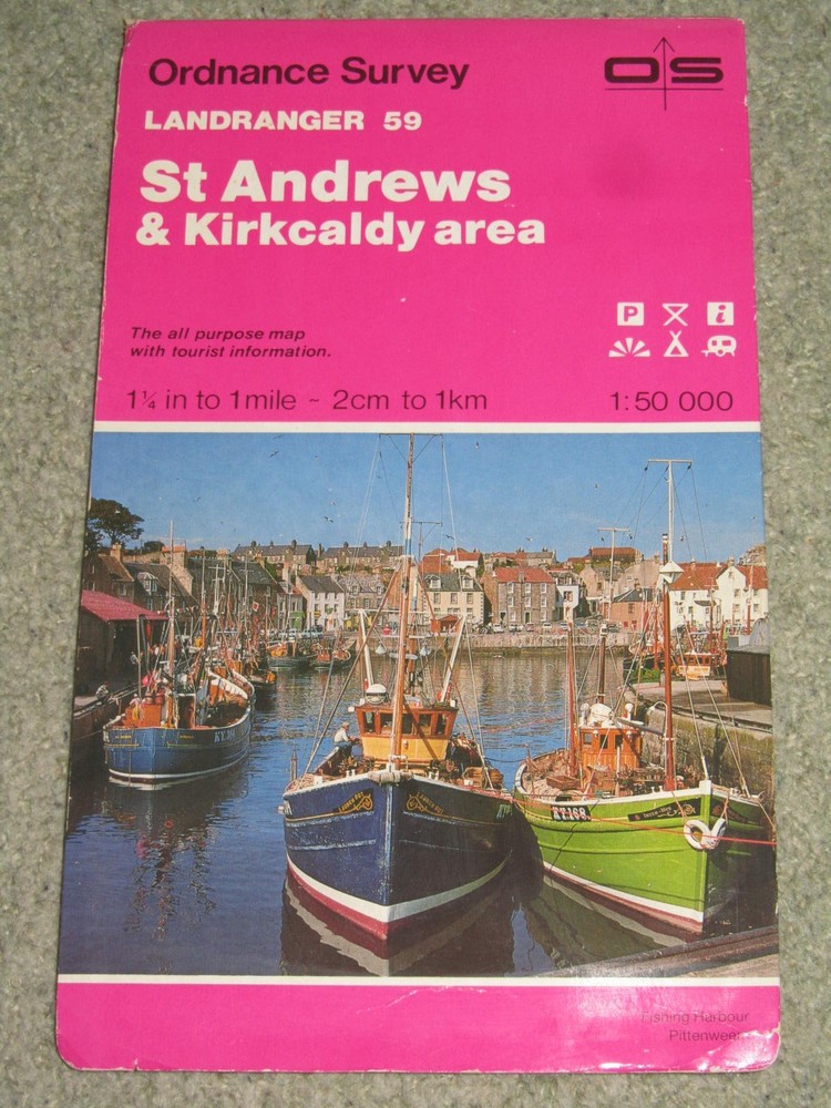 OS Ordnance Survey Landranger Maps – Scotland – assorted good condit. 1976-1998