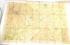 Bartholomew Revised Half Inch Sheet Map on Linen No.18 Warwickshire 1938