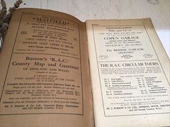 Burrow’s RAC County Map & Gazetteer no 13. Yorkshire. Fourth Edition