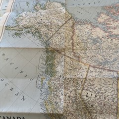 National Geographic Vintage Maps X 4 : Alaska, Mexico, World & Historic USA