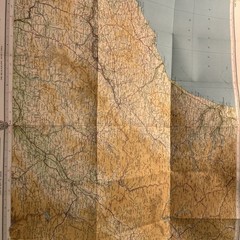 CARDIGAN Bartholomew Revised Contoured Half In Map Sheet 17 Paper 1960 Brecon