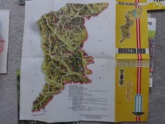 Vintage job lot tourist guides maps Belgium touring map hostellers youth Italy