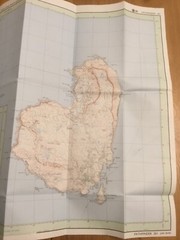 1988 Ordnance Survey Pathfinder Map 261 NM 38/48 Eigg , Muck and Rhum (South)