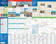 Lonely Planet Lonely Planet Melbourne City Map (Map) Compact City Planning Maps