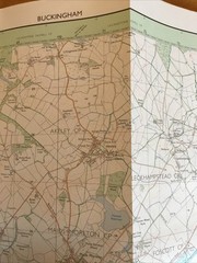 1985 Ordnance Survey Pathfinder Map 1046 SP 63/73 Buckingham (incl Akeley )