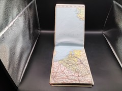 (BoxC) 60’s Vintage HALLWAG Europa Foldout Map EUROPE Motoring Motorway