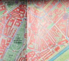 Vintage 1990s Very Clear Street Map Munich Plus Bus Routes Still Useful