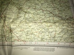 Bartholomew’s Half Inch Maps 1963 Cloth Cambridgeshire Sheet 20