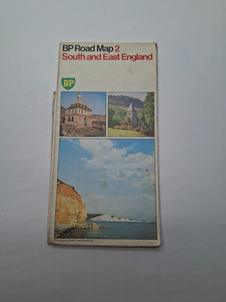 Vintage BP Maps Of SW, South & East England, Sheets 2 1970s