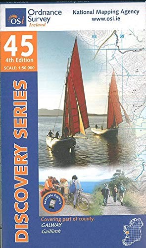 Galway (Irish Discovery Series) by Ordnance Survey Ireland Sheet map, folded The