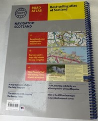 Scotland Travel Bundle Road Atlas + Edinburgh Castle Guide Map Book Set