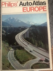 Philip’s Auto Atlas Europe Hardback George Philip & Son 1974 1st Edition 98 Page