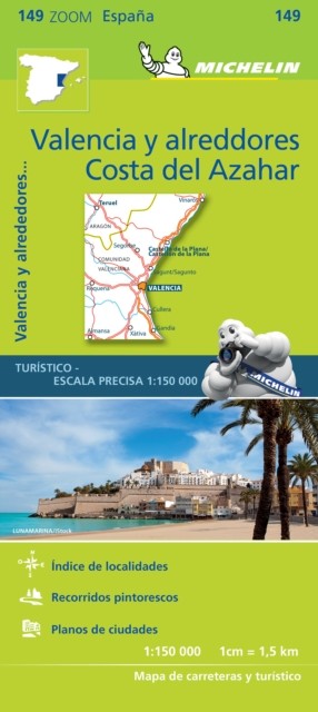 Valencia C.D. Azahar – Zoom Map 149 Map by Michelin (Sheet map, folded)