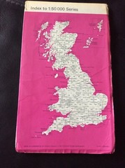 OS Ordnance Survey Landranger Map Sheet 174 Newbury & Wantage 1974 Used Map