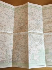 1986 Ordnance Survey Pathfinder Map 1008 TM 25/35 Wickham Market (incl Ufford )