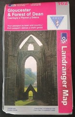 Ordnance Survey Set Of Seven Maps